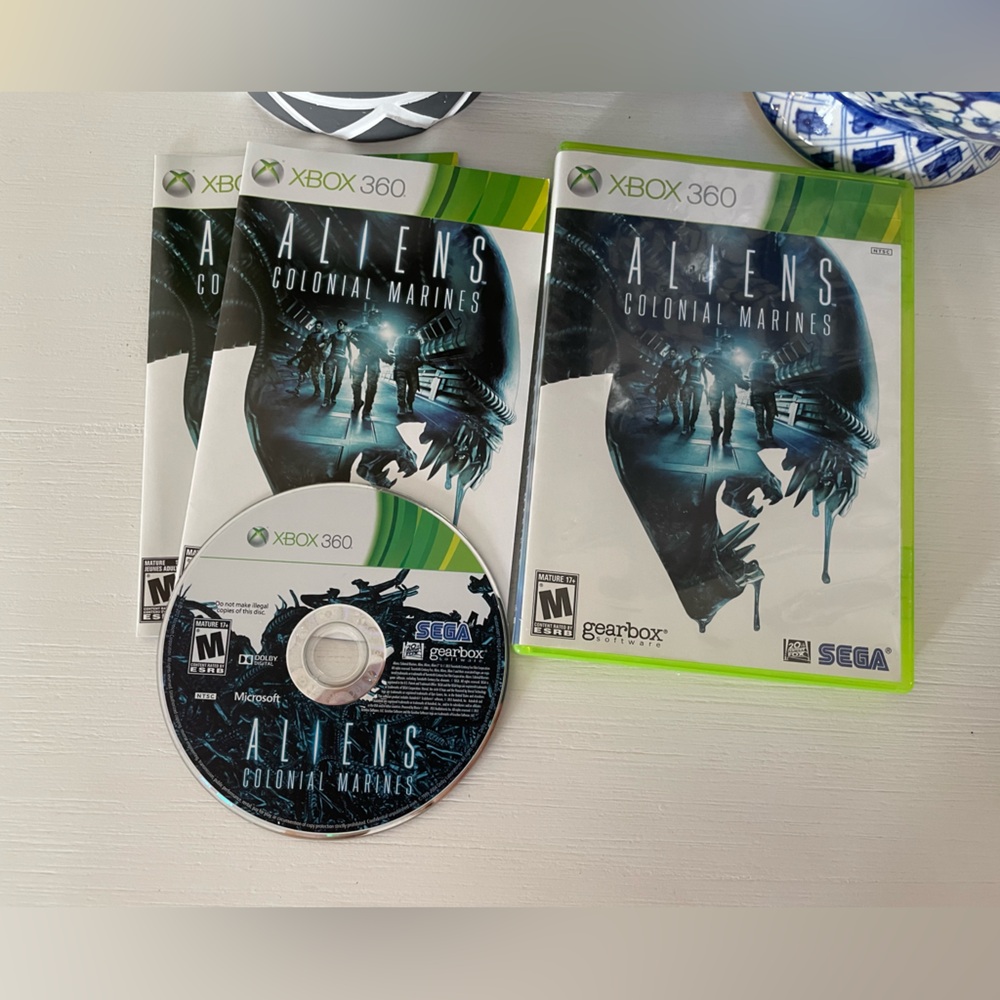 Aliens: Colonial Marines (Microsoft Xbox 360, 2013) CIB Tested SCRATCH FREE DISC
